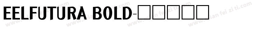 EELFUTURA BOLD字体转换